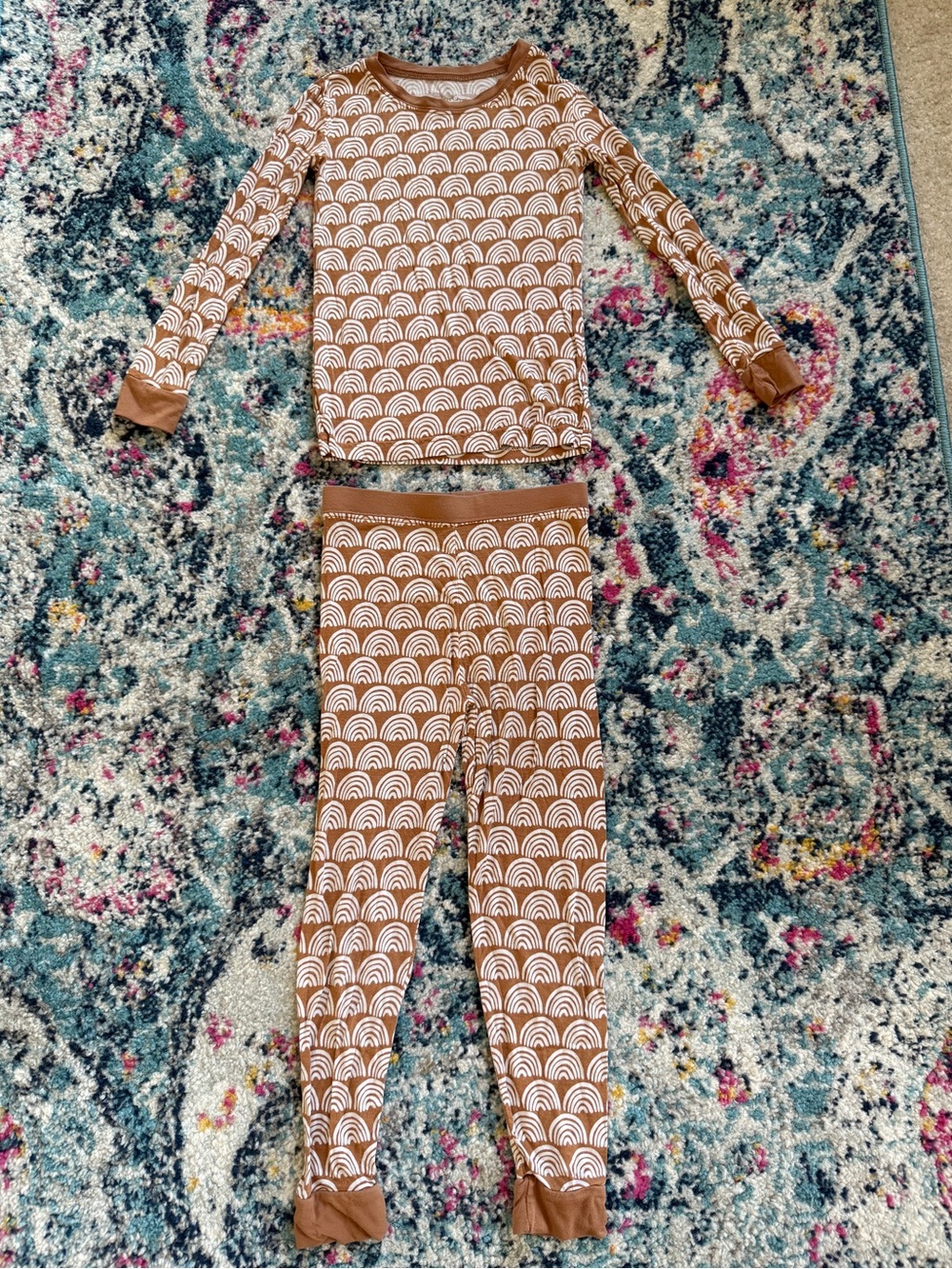 Little Sleepies Rainbow Print Pajamas